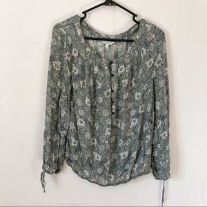 Lucky Brand Floral Blouse